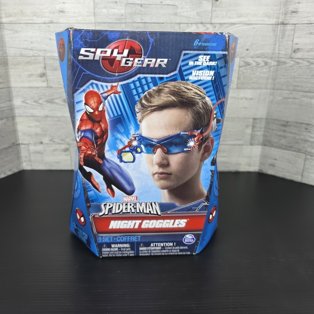 Spider-Man Spy Gear Night Vision Goggles Secret Agent Toy Glasses NEW RARE